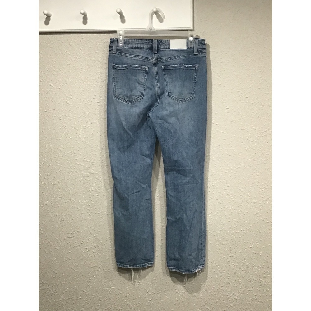 Pistola Lennon High Rise Crop Bootcut Jeans Distressed Denim Size 26 Y2K Indie - Picture 6 of 8